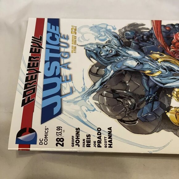 Forever Evil Justice League Vol 2 #28 Forever Worthy 2014 Textless Cover Geoff J - Picture 8 of 9